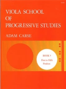 Carse: Viola School of Progressive Studies 5 published by Stainer & Bell