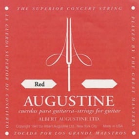 Augustine Red Label Classical Guitar Strings (Complete Set)