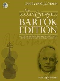 Bartok: Duos & Trios for Violin published by Boosey & Hawkes (Book & CD)