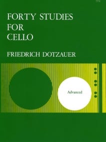 Dotzauer: 40 Studies for Cello (Advanced) published by Stainer and Bell