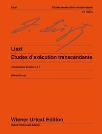 Liszt: Etudes d'excution transcendante for Piano published by Wiener Urtext