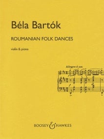 Bartok: Romanian Folk Dances for Violin published by Boosey & Hawkes