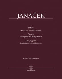 Janacek: Mld (Youth) for String Quartet published by Barenreiter