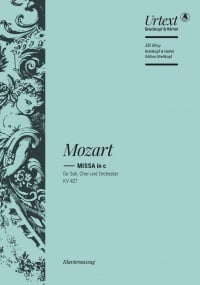 Mozart: Mass in C minor (K427) (K417a) published by Breitkopf - Vocal Score