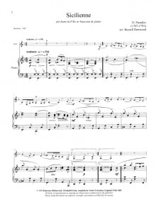 Paradis: Sicilienne for Horn published by Emerson