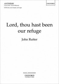 Rutter: Lord, thou hast been our refuge SATB published by OUP