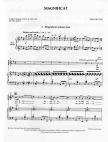 Rutter: Magnificat published by OUP - Vocal Score