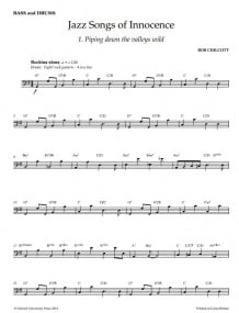Chilcott: Jazz Songs of Innocence Bass & Drum Kit parts published by Oxford
