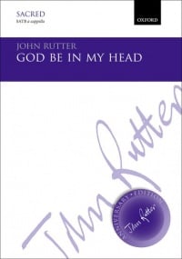 Rutter: God be in my head SATB published by OUP