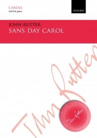 Sans Day Carol SATB & piano by John Rutter published by OUP