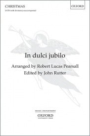 Pearsall: In dulci jubilo SATB published by OUP
