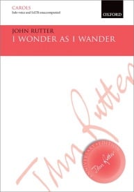 Rutter: I wonder as I wander (Vocal Score) by Rutter published by OUP