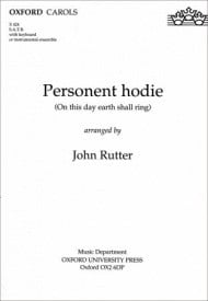 Rutter: Personent hodie SATB published by OUP