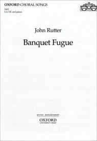 Rutter: Banquet Fugue SATB published by OUP