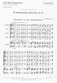 Jackson: Communion Service in G SATB published by OUP