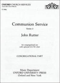 Rutter: Communion Service (ASB Rite A/RC ICEL text) published by OUP - Congregational part