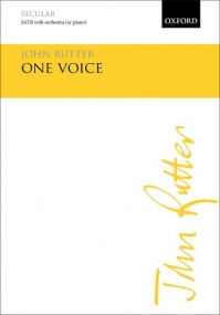 Rutter: One Voice SATB published by OUP