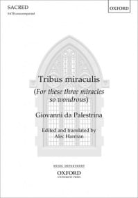 Palestrina: Tribus miraculis SATB published by OUP