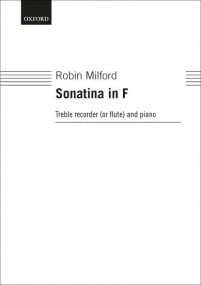 Milford: Sonatina in F for Treble Recorder published by OUP Archive