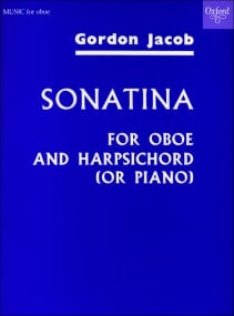 Jacob: Sonatina for Oboe published by OUP
