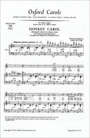 Rutter: Donkey Carol (Unison) published by OUP