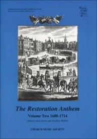 The Restoration Anthem Volume 2 1688-1714 published by OUP