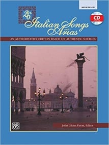 26 Italian Songs and Arias - Medium Low published by Alfred (Book & CD)