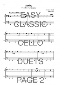 Easy Classic Cello Duets published by Wild
