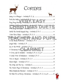 The Catchy Clarinet Book of Very Easy Christmas Duets for Teacher and Pupil