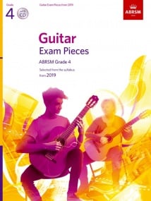 ABRSM Guitar Exam Pieces from 2019 Grade 4 (Book & CD)