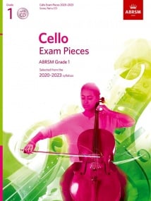 ABRSM Cello Exam Pieces 2020-2023 Grade 1 Score, Part & CD