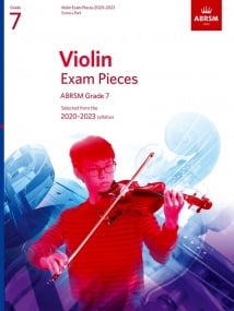 ABRSM Violin Exam Pieces 2020-2023 Grade 7 Score & Part