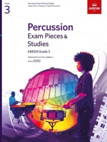 ABRSM Percussion Exam Pieces & Studies, Grade 3