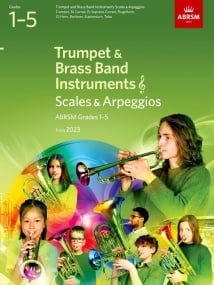 ABRSM Scales and Arpeggios Grade 1 - 5 for Trumpet - from 2023