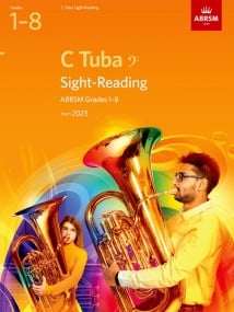 ABRSM Sight Reading Grade 1 - 8 for C Tuba - from 2023