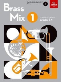 Brass Mix 1 - F Piano Accompaniments (Grades 1-3) published by ABRSM