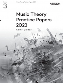 Music Theory Past Papers 2023 - Grade 3 published by ABRSM
