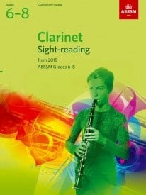 ABRSM Sight-Reading Tests Grade 6 to 8 for Clarinet from 2018