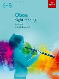ABRSM Sight Reading Tests Grade 6 - 8 for Oboe from 2018