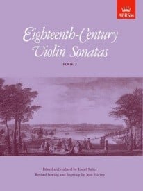 18th Century Violin Sonatas Book 2 for Violin published by ABRSM