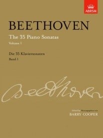 Beethoven: The 35 Piano Sonatas Volume 1 Book & CD published by ABRSM