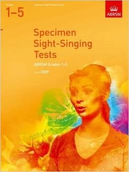 Sight Singing Tests Grade 1 - 5 published by ABRSM