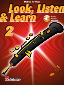 Look Listen and Learn 2 - Oboe published by de Haske (Book/Online Audio)