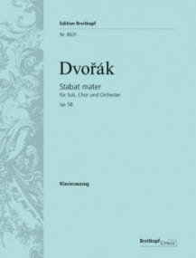 Dvorak: Stabat mater Opus 58 published by Breitkopf - Vocal Score