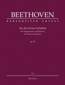 Beethoven: An die ferne Geliebte Opus 98 for High Voice published by Barenreiter