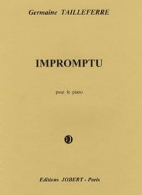 Tailleferre: Impromptu for Piano published by Jobert
