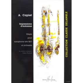 Caplet: Impression d'automne for Alto Saxophone published by Lemoine