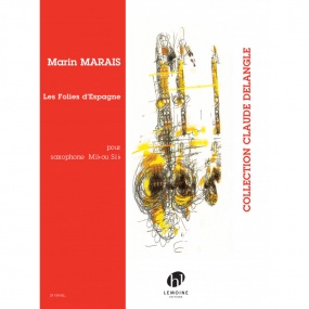 Marais: Les Folies d'Espagne for Saxophone published by Lemoine