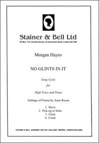 Hayes: No Glints in it published by Stainer & Bell