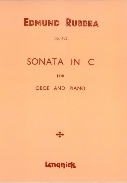 Rubbra: Sonata in C Opus 100 for Oboe published by Lengnick